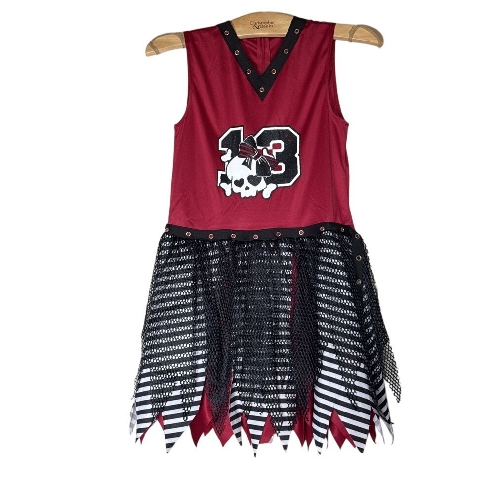 Zombie Cheerleader Costume Child Dress Only Large